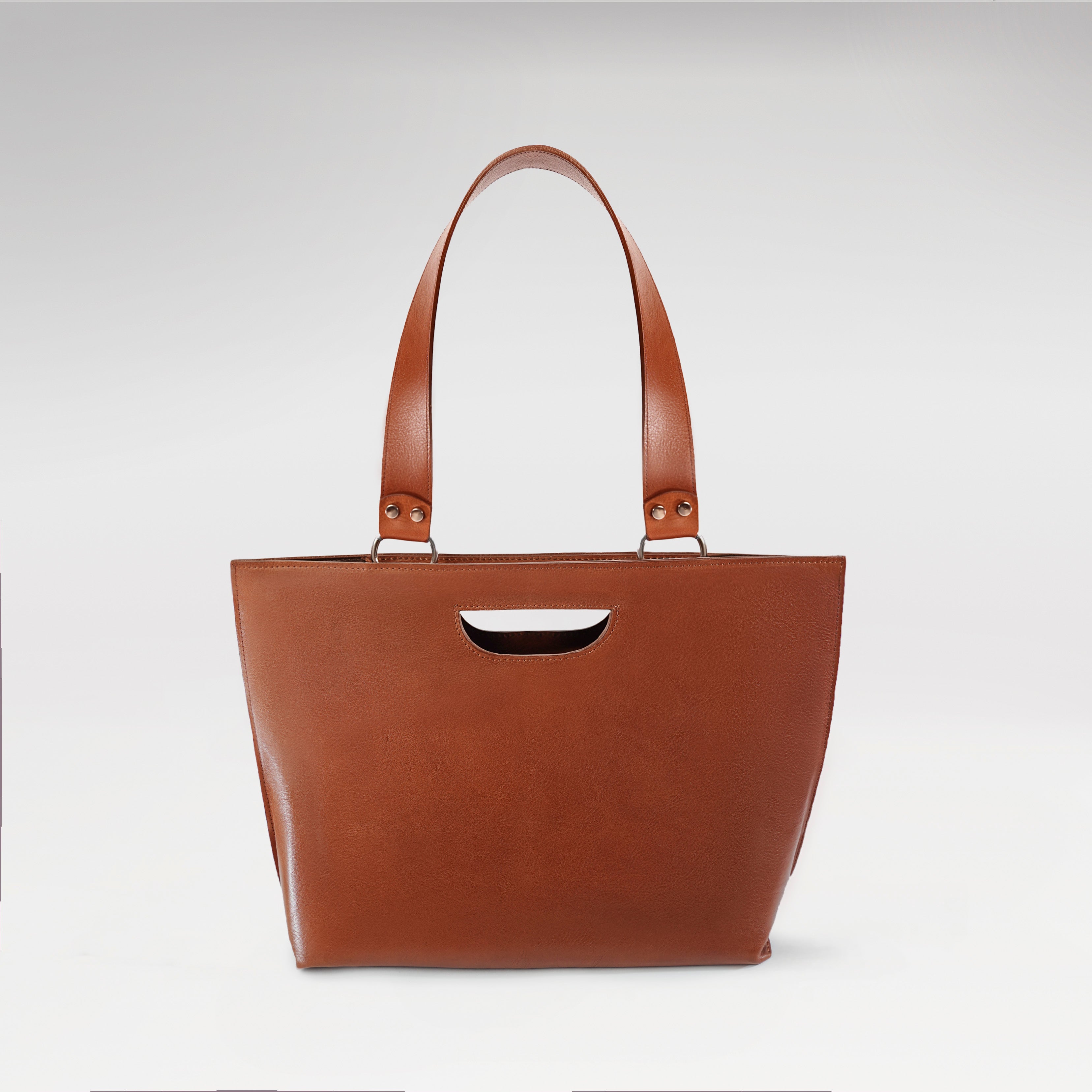 Brown revolver bag image 1