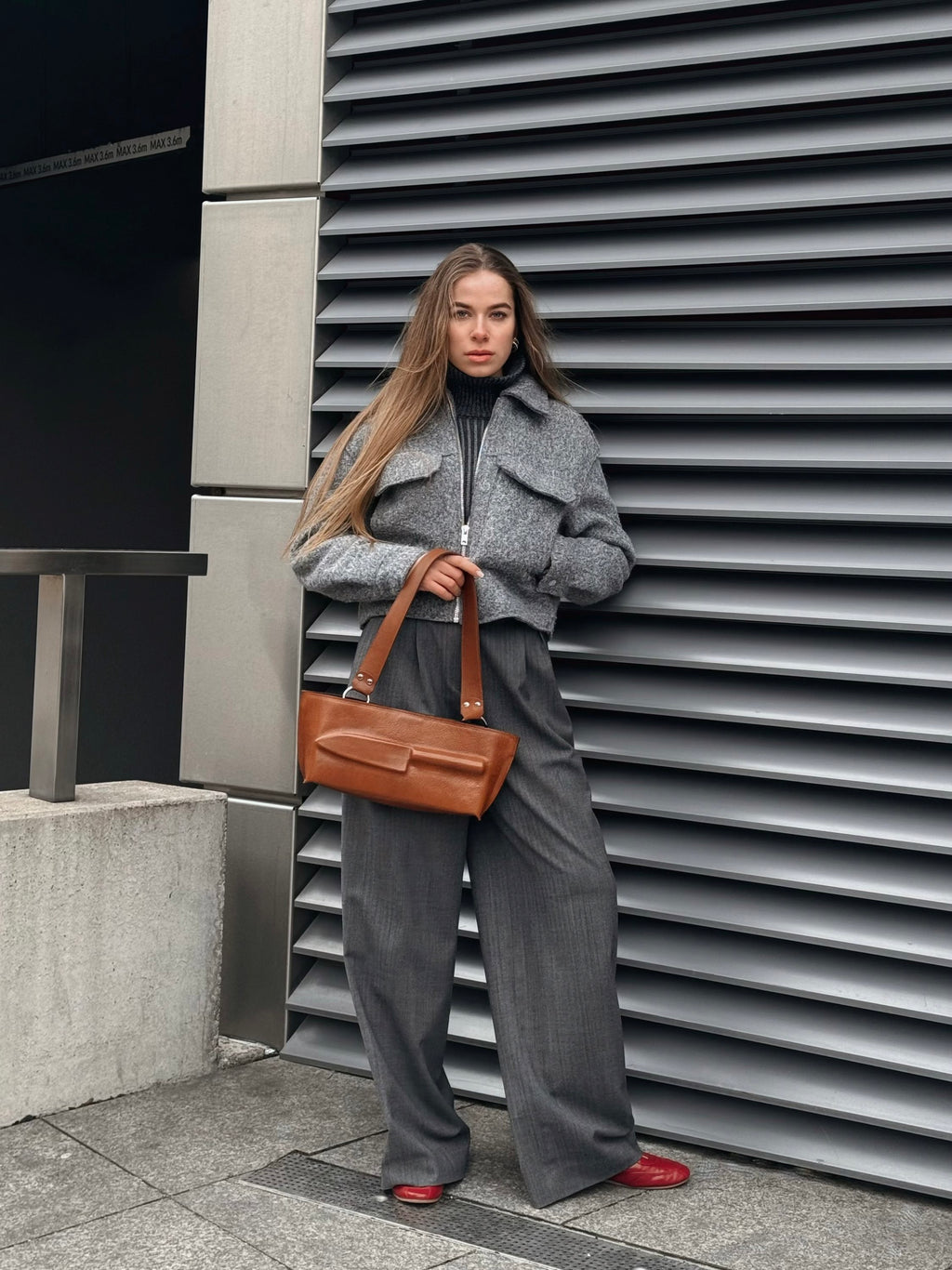 Knife mini bag in brown image 4