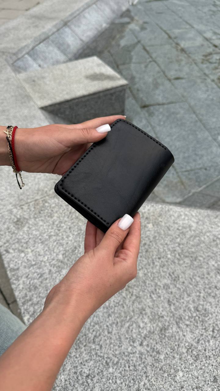 Passport cover with brass knuckles in black  image 2