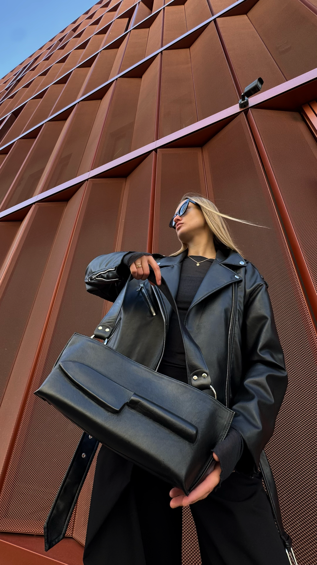 Knife mini bag in black