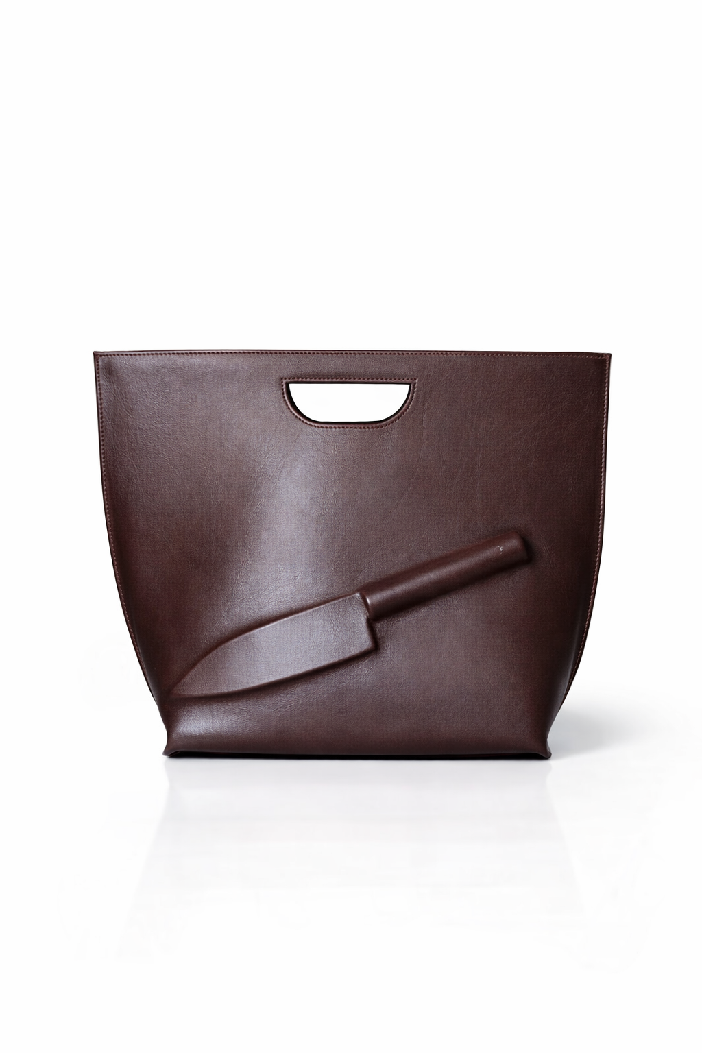 Dark brown knife bag