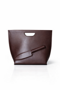 Dark brown knife bag