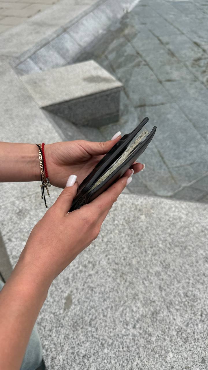 Passport cover with brass knuckles in black  image 4