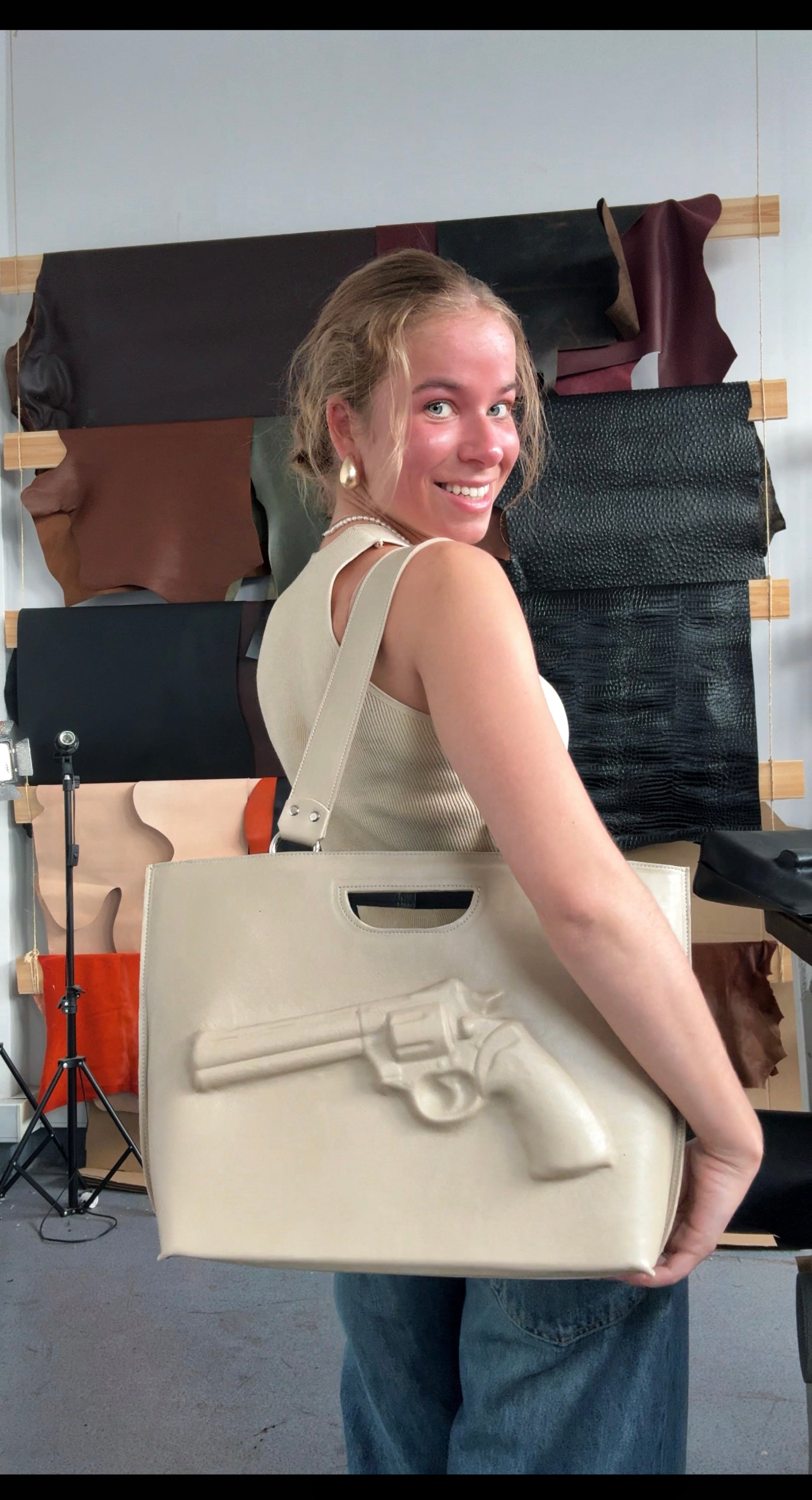 The White Revolver Bag  image 1