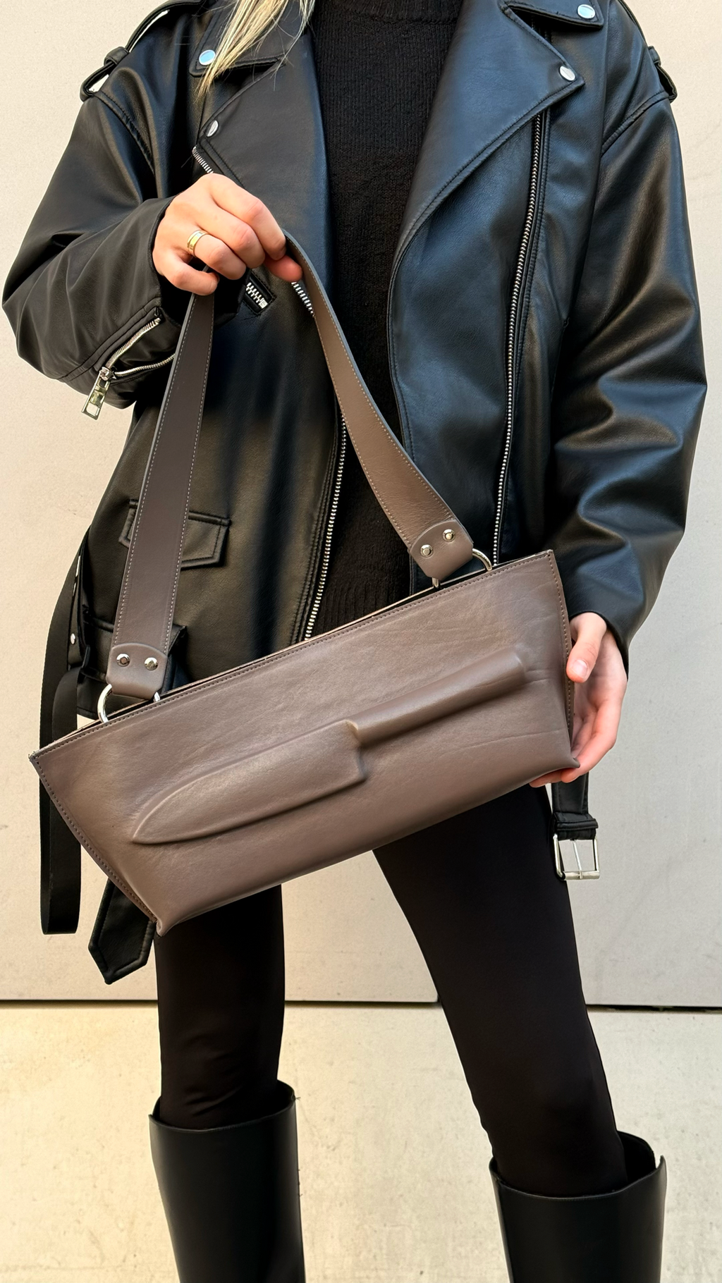 Knife bag in grey  image 3